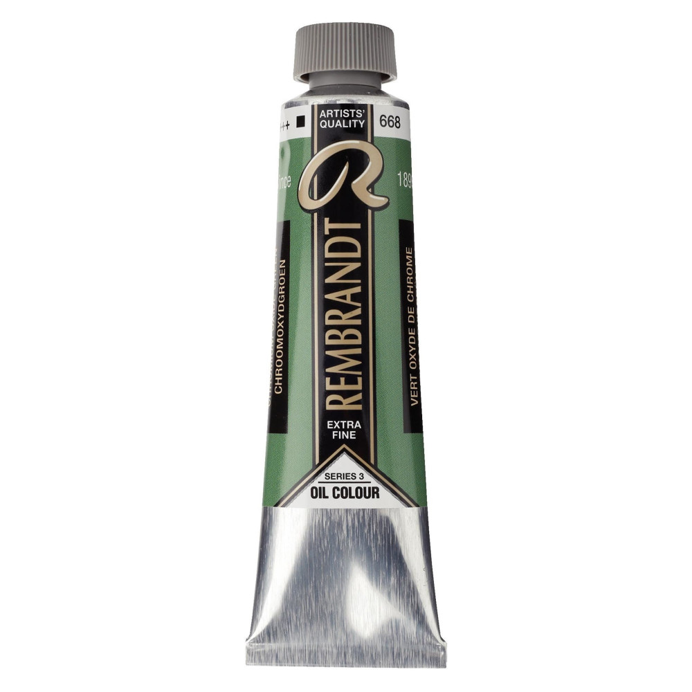 Farba olejna - Rembrandt - Chromium Oxide Green, 40 ml