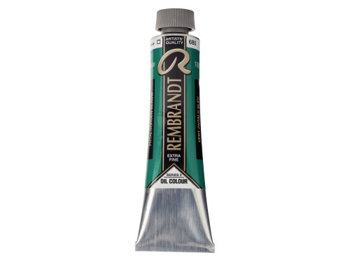 Farba olejna - Rembrandt - Phthalo Green Blue, 40 ml