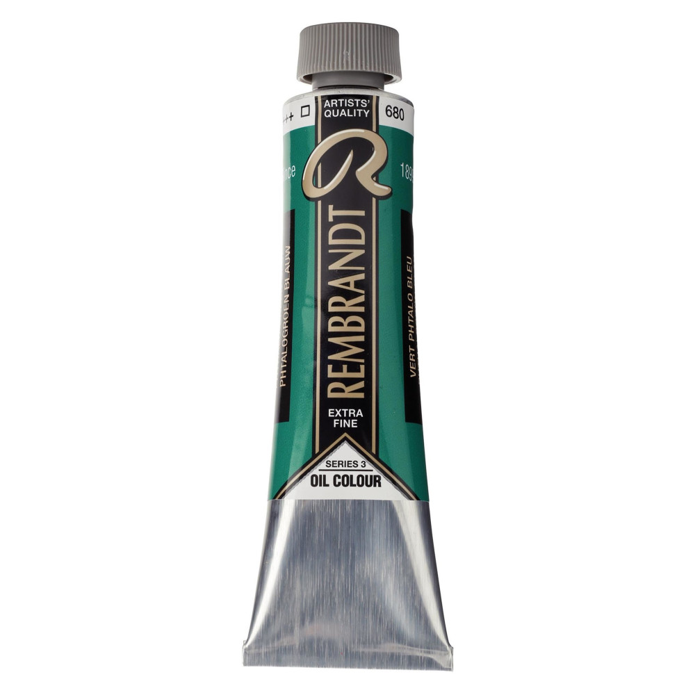 Oil paint in tube - Rembrandt - Phthalo Green Blue, 40 ml