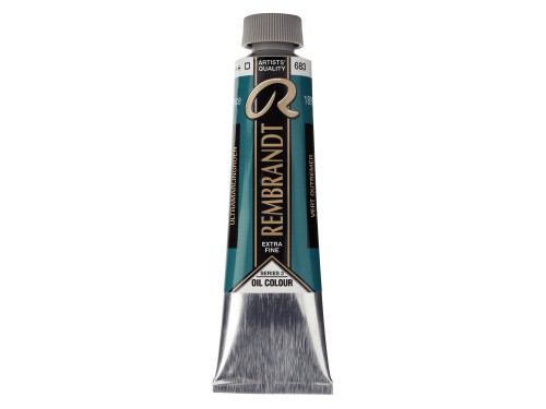 Oil paint in tube - Rembrandt - Ultramarine Green, 40 ml