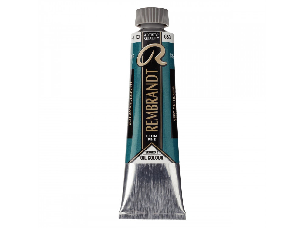 Farba olejna - Rembrandt - Ultramarine Green, 40 ml