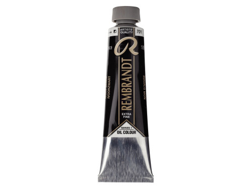 Oil paint in tube - Rembrandt - Ivory Black, 40 ml