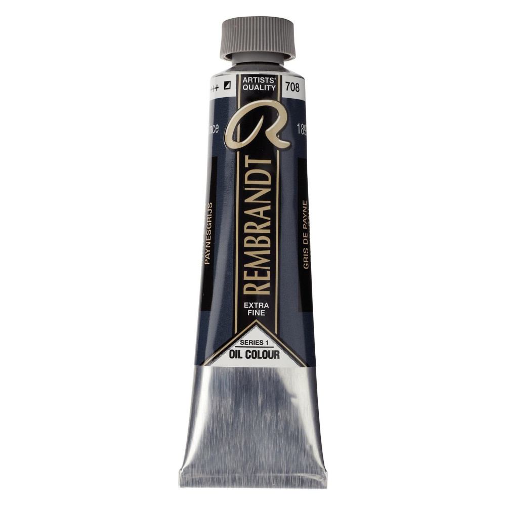 Oil paint in tube - Rembrandt - Payne's Grey, 40 ml