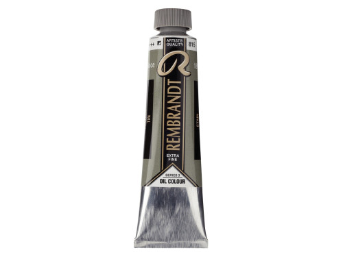 Oil paint in tube - Rembrandt - Pewter, 40 ml