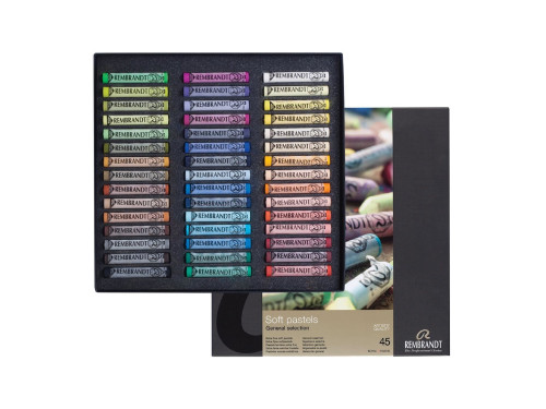Set of General Selection Soft pastels - Rembrandt - 45 pcs.