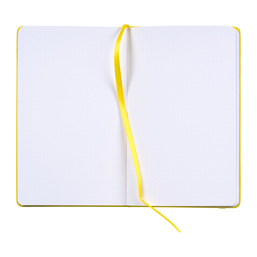 Bullet Journal 13 x 21 cm - Bruynzeel - dotted, yellow, 140 g, 64 sheets