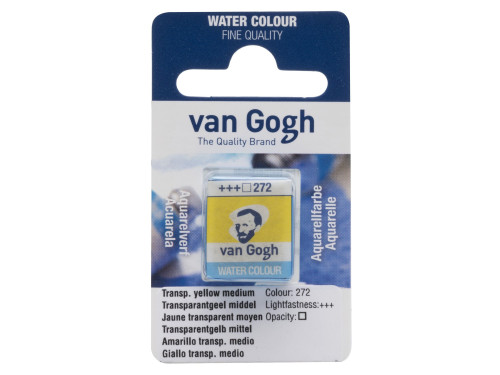 Watercolor pan paint - Van Gogh - Transparent Yellow Medium