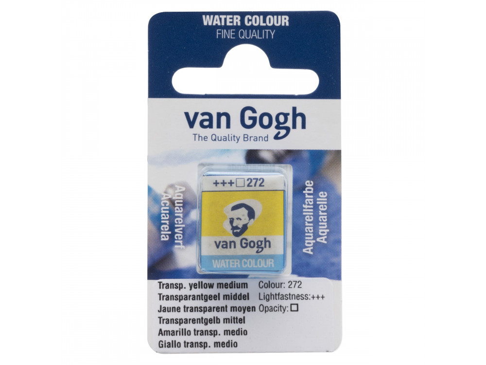 Watercolor pan paint - Van Gogh - Transparent Yellow Medium