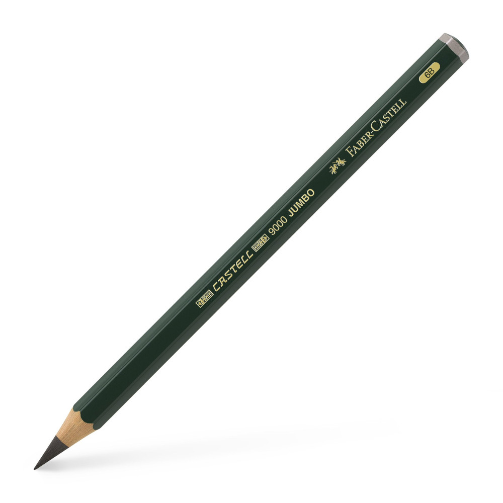 Graphite Pencil Jumbo 9000 - Faber-Castell - 6B