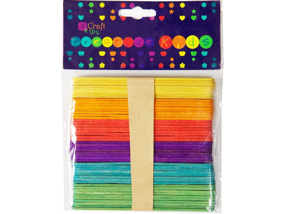 Creative sticks - DpCraft - colorful, 50 pcs.