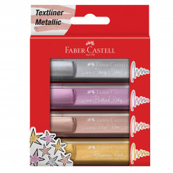 Highlighter textliner set in box - Faber-Castell - 4 colors