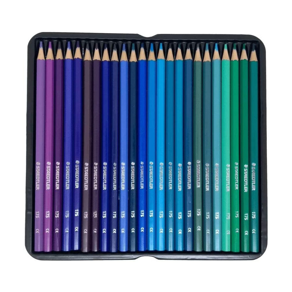 Zestaw kredek ołówkowych w metalowym etui - Staedtler - 72 kolory