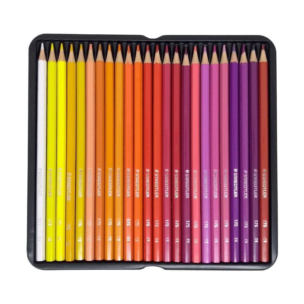 Zestaw kredek ołówkowych w metalowym etui - Staedtler - 72 kolory
