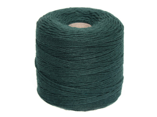 Cotton cord for macrames - green, 2 mm, 500 g, 300 m