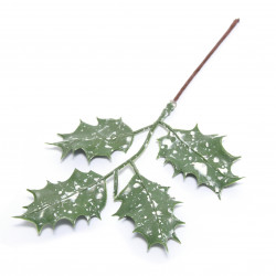 Christmas holly twig - 16 cm