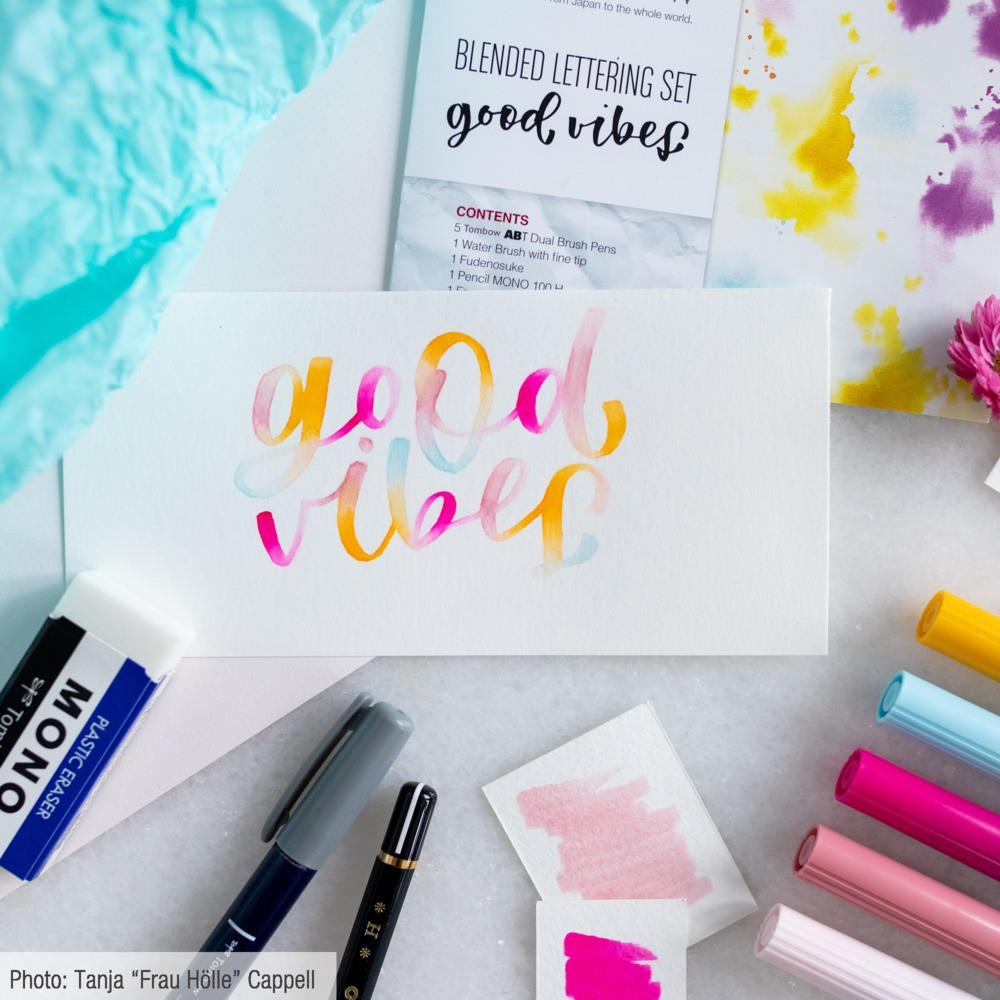 Zestaw do kaligrafii i blendowania - Tombow - Good Vibes