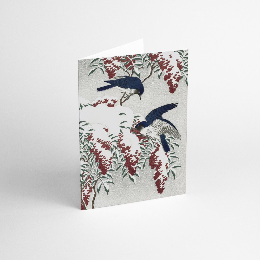 Kartka okolicznościowa - Suska & Kabsch - Świąteczne ptaszki, 15,6 x 10,8 cm