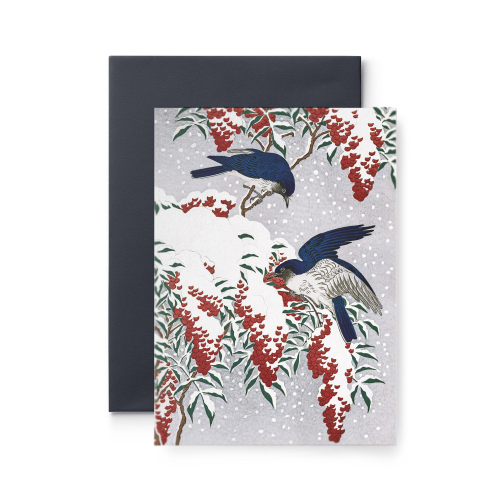 Kartka okolicznościowa - Suska & Kabsch - Świąteczne ptaszki, 15,6 x 10,8 cm