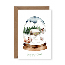 Greeting, Christmas card -...