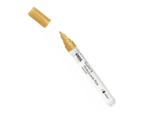 Glass & Porcelain Pen - Kreul - brillant gold