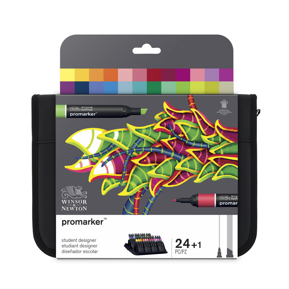 Student Designer Promarker set - Winsor & Newton - 24 pcs.