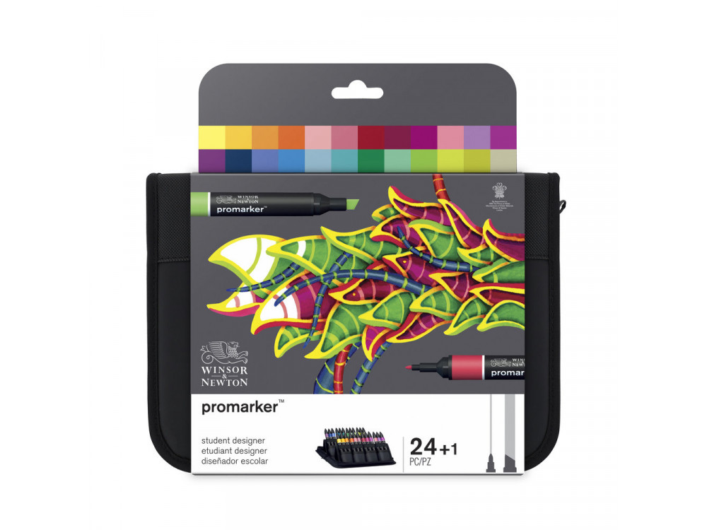 Student Designer Promarker set - Winsor & Newton - 24 pcs.