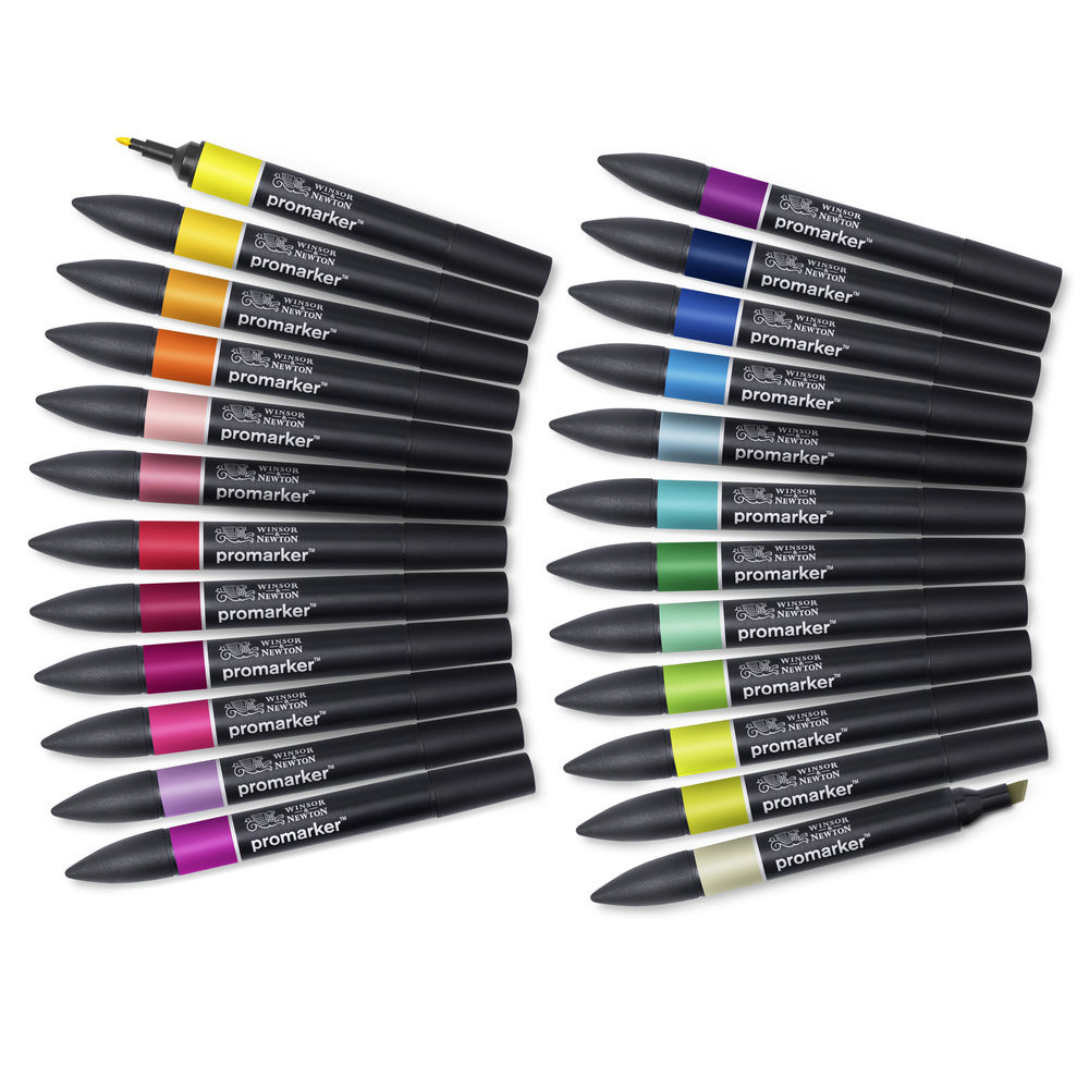 Student Designer Promarker set - Winsor & Newton - 24 pcs.