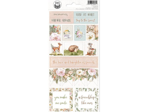Set of stickers 10,5 x 23 cm - Piątek Trzynastego - Forest Tea Party 02