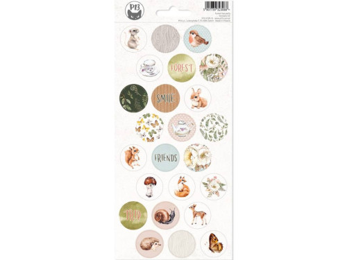 Set of stickers 10,5 x 23 cm - Piątek Trzynastego - Forest Tea Party 03