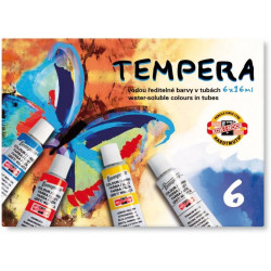 Farby tempera - Koh-I-Noor - 6 kolorów x 16 ml