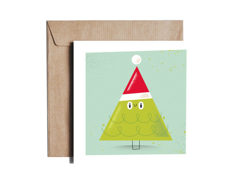 Greeting card - Pieskot - All Inclusive, 14,5 x 14,5 cm