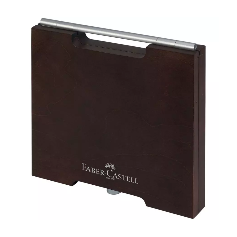 Pitt Monochrome set in wooden case - Faber-Castell - 85 pcs.