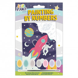 Painting by numbers set for kids Craft Planet - DpCraft - Space