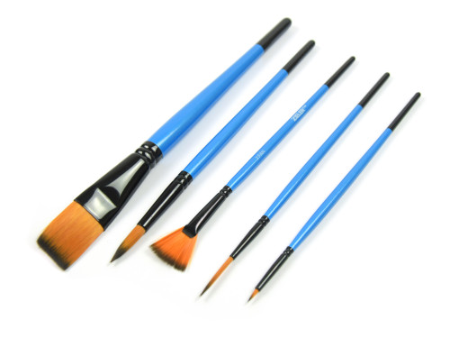 Set of Watercolour brushes - Zieler - 5 pcs.