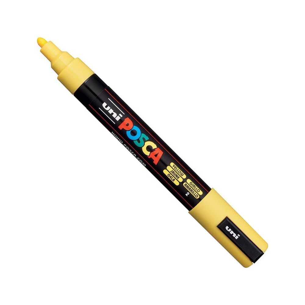 Marker Posca PC-5M - Uni - żółty, yellow