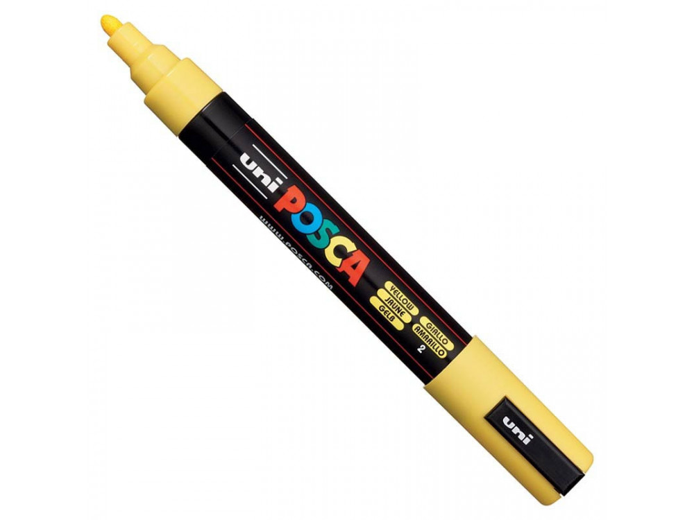Marker Posca PC-5M - Uni - żółty, yellow