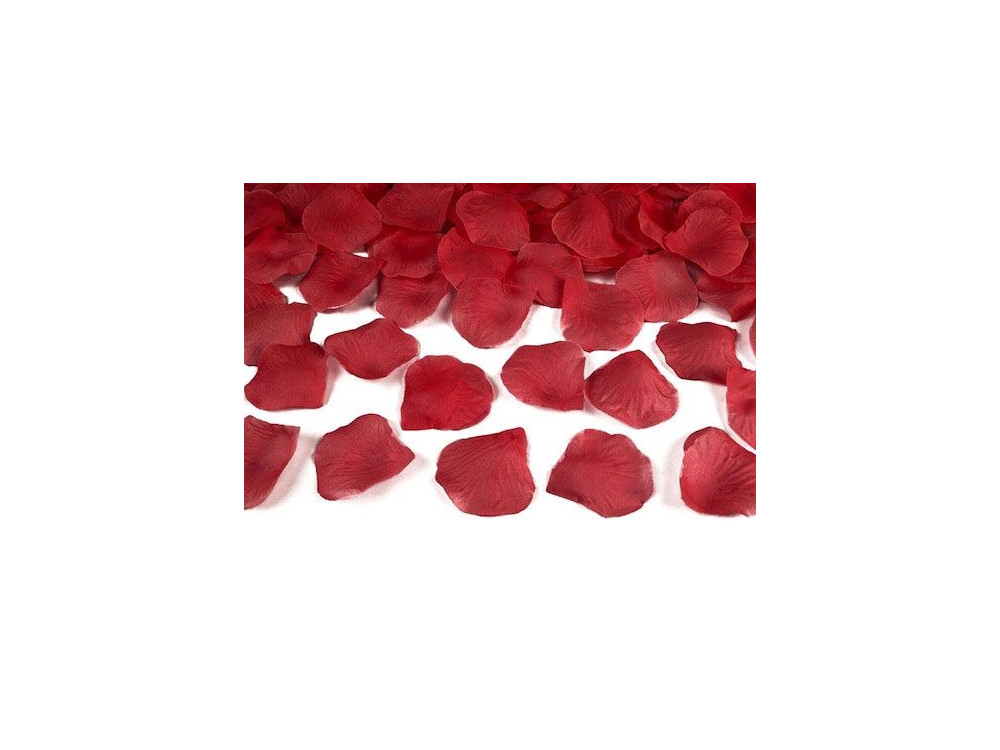 Płatki róż w woreczku - czerwone, 500 szt.