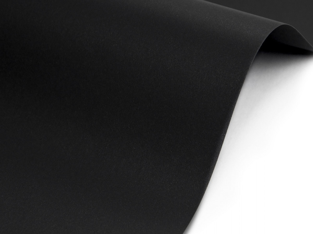 Papier do scrapbookingu Sirio Color - Black, czarny, 30 x 30 cm