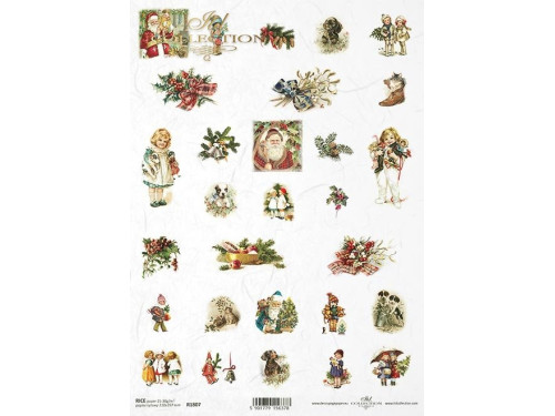 Decoupage rice paper A4 - ITD Collection - R1807