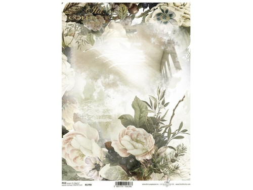 Decoupage rice paper A4 - ITD Collection - R1798
