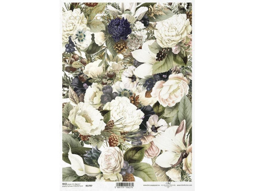 Decoupage rice paper A4 - ITD Collection - R1797