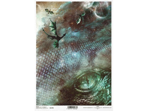 Decoupage rice paper A4 - ITD Collection - R1790