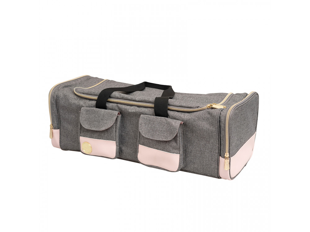 Crafter's Machine Tote Bag - We R - grey and pink