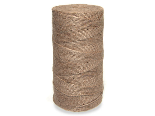 Sznurek jutowy do makramy - naturalny, 2 mm, 2 kg, 1000 m