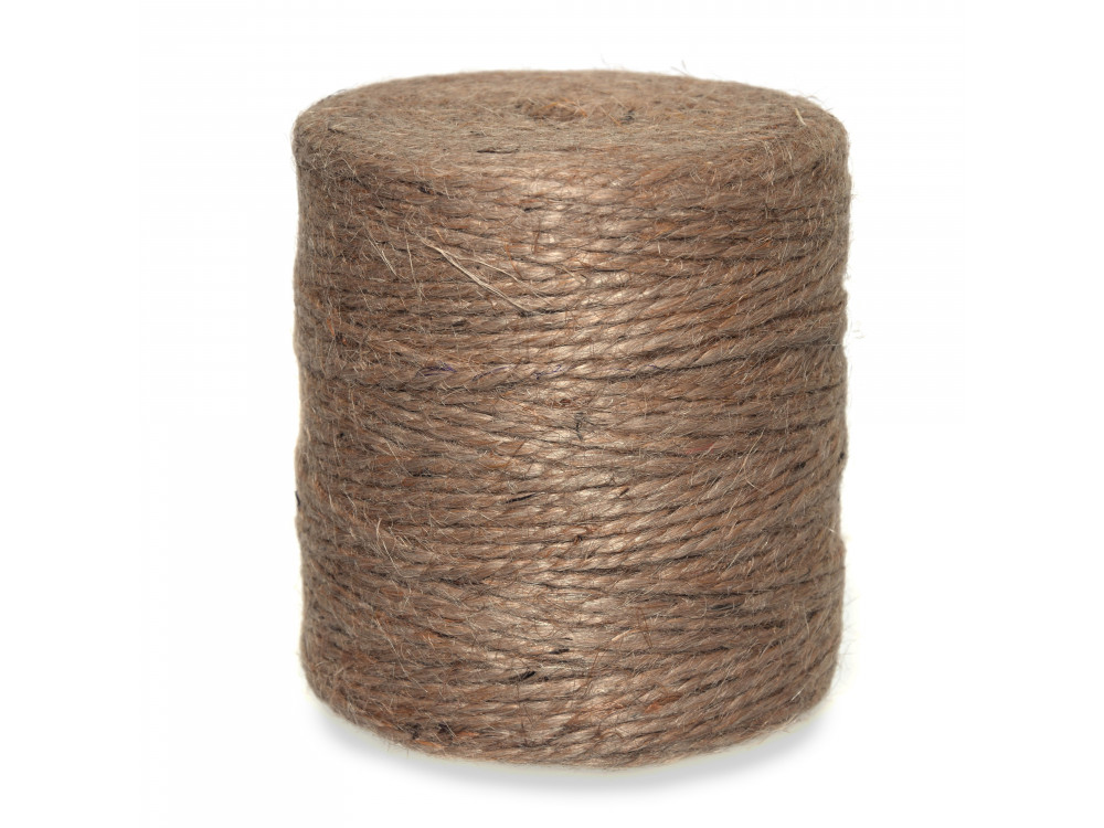 Jute natural cord - 2 mm, 0,5 kg, 250 m