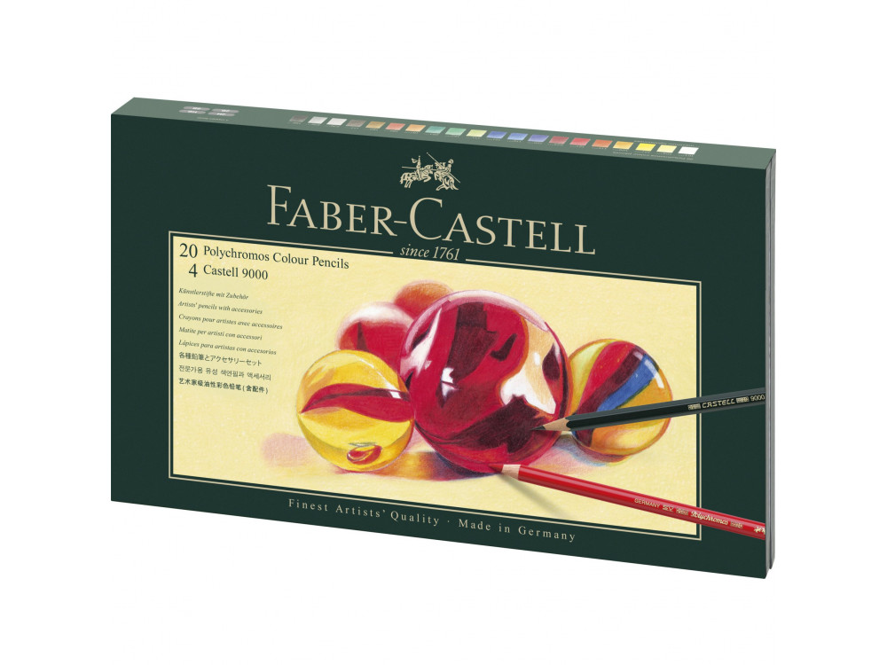 Set of Polychromos crayons - Faber-Castell - 26 pcs.