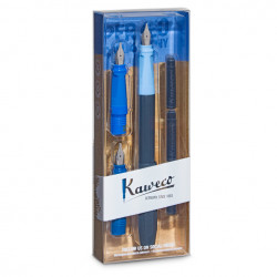 Perkeo calligraphy set - Kaweco - blue, 6 pcs