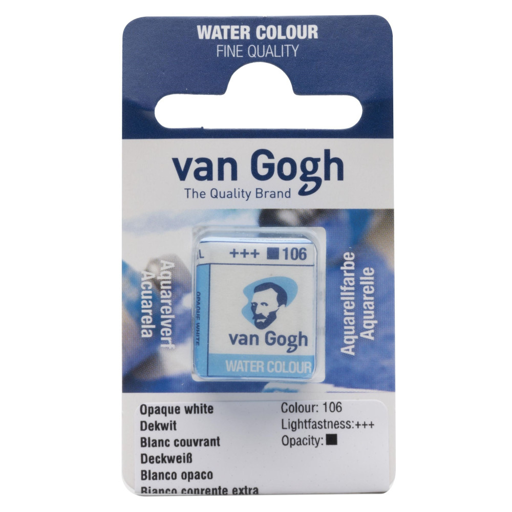 Watercolor pan paint - Van Gogh - Opaque White