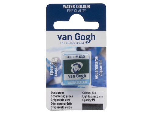 Farba akwarelowa w kostce - Van Gogh - Dusk Green