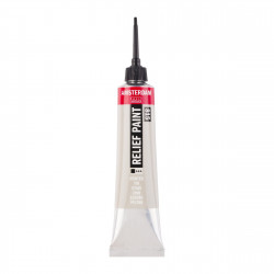 Relief glass paint tube - Amsterdam - Pewter 2, 20 ml